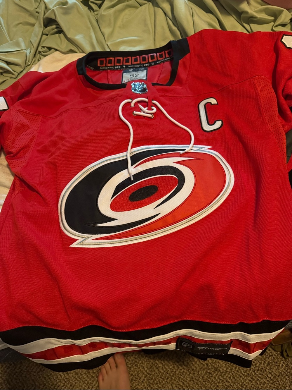 Rod Brind’Amour Carolina Hurricanes Jersey BNWT - Large 52